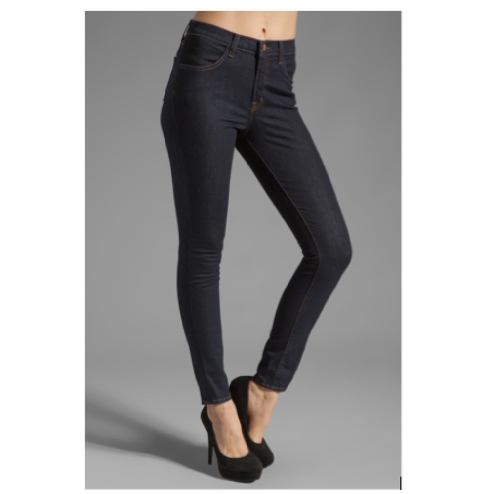 J Brand Maria High Rise Skinny Jean in Starless